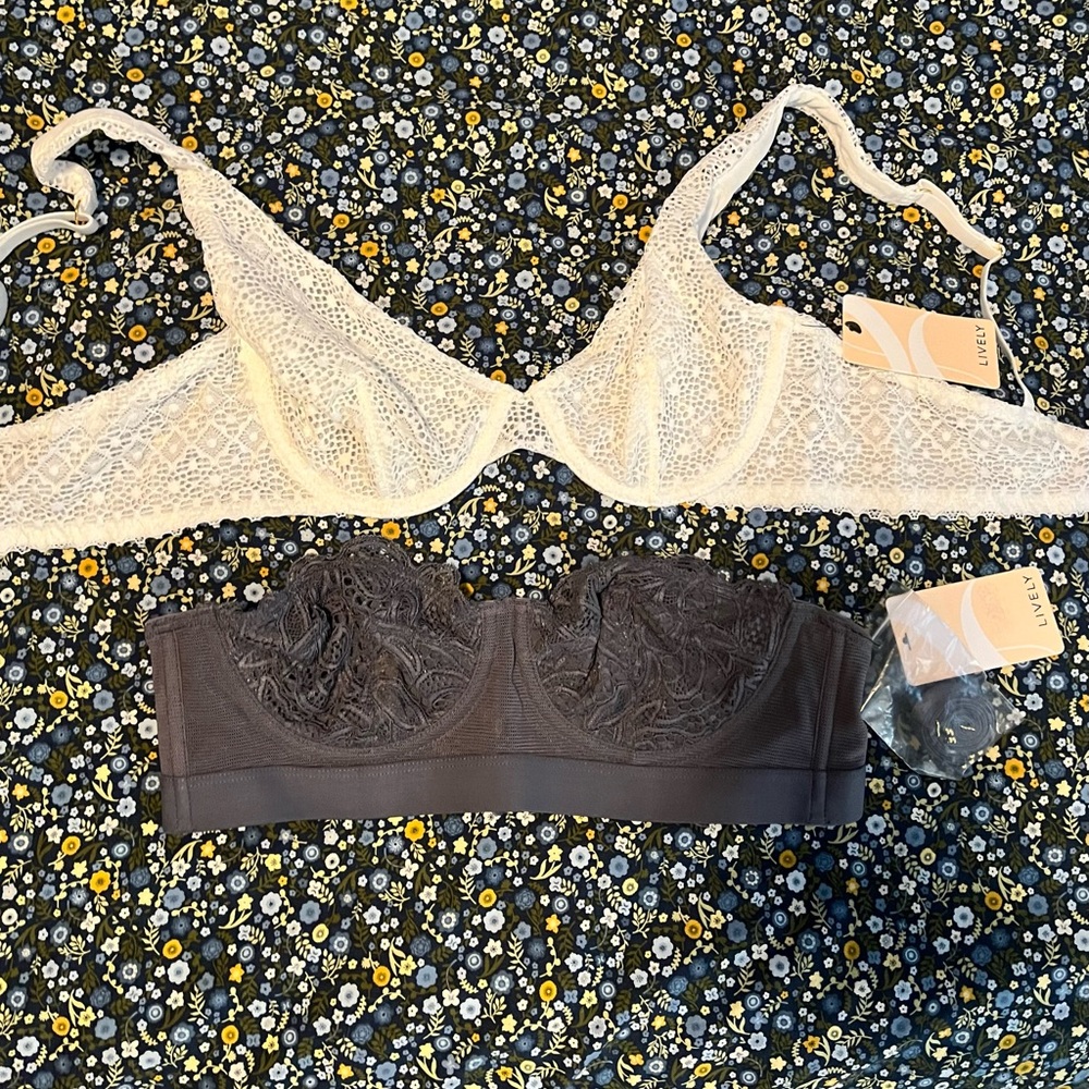 NWT lively bras in 36A bought wrong size and forgot to return